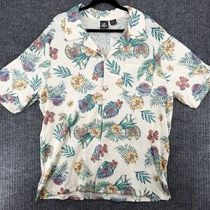NWT Jurassic Park Hawaiian Shirt XXL Dinosaur Tropical AOP Vacation Men